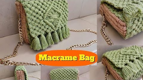New Macrame Bag Design 2023: Create Your Own DIY Masterpiece! | Macrame Bags and Purses Tutorial