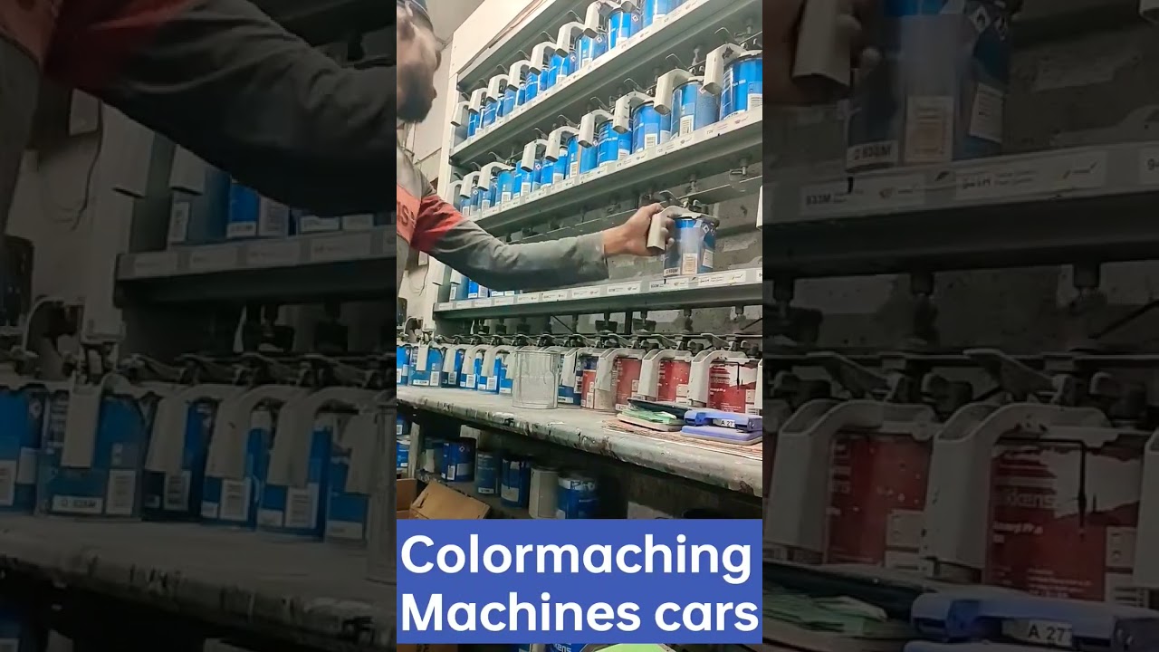 car paint mixing