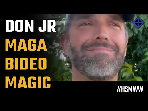 Hal enjoys Don Trump Jr's green screen bideo magic