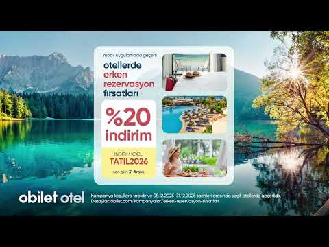 Erken Rezervasyona Özel Otel Rezervasyonunda %20 İndirim