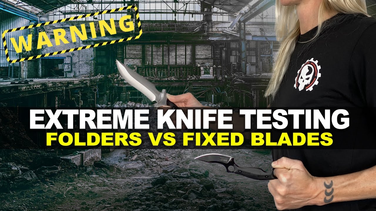 Extreme Knife Testing Folding Knives vs. Fixed Blades Knives! 🔪 Which