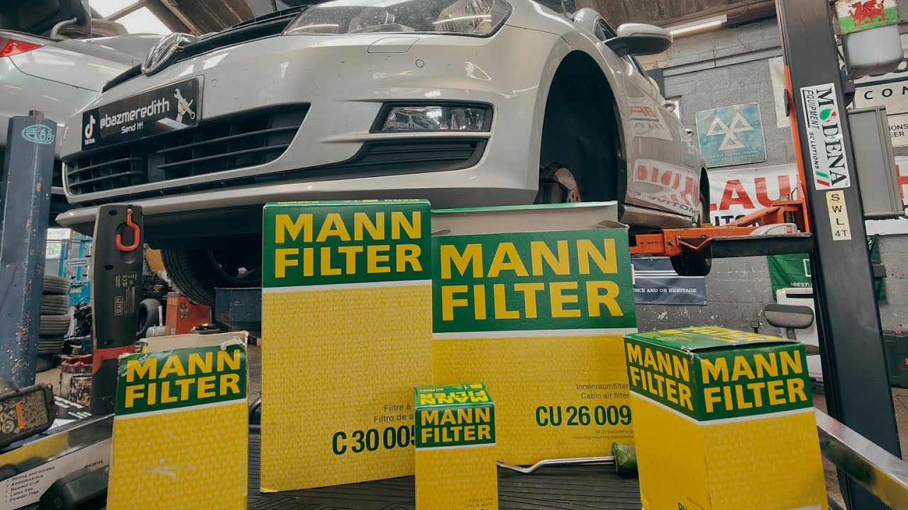 how I carry out a full vehicle service on a 2016 VW golf