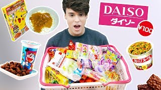 i only ate JAPANESE DOLLAR STORE foods for a day !!!