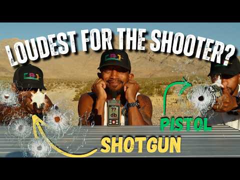 Why Does A 9mm Ring Your Ears More Than A Shotgun? | Shotgun vs handgun for home defense