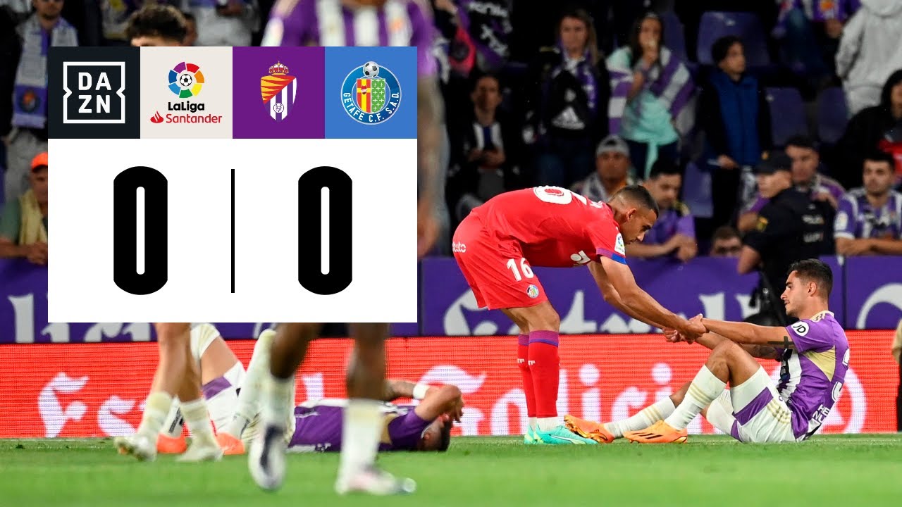 Real Valladolid CF vs Getafe CF (0-0) | Resumen | Highlights LaLiga ...