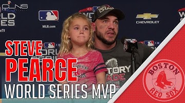 STEVE PEARCE PostGame Presser on Winning WORLD SERIES MVP (Full)
