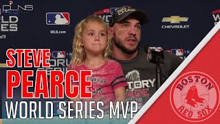 STEVE PEARCE PostGame Presser on Winning WORLD SERIES MVP (Full)