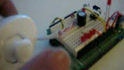 Arduino, Wii Nunchuk, & LEDs