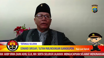 Raja Sipirok, Saya Dukung Polri Tindak Tegas Pelaku Demo Anarkis