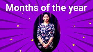 12 Months of the Year with lyrics and Actions | Preschool Learning Song | Sing and Dance Along |