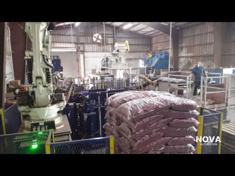 NOVA Automation: Automatic Stacking Box NASB-100 - Mulch & Soil (Patent No. 10,392,199)