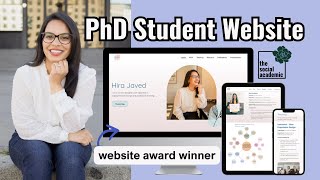 PhD Student Website That Shares Her Professional Journey with Hira Javed