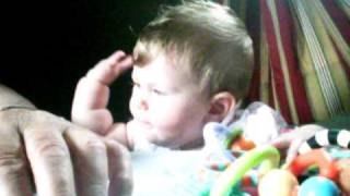 sonia slapping grandpa's hand