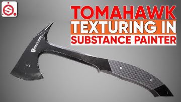 Creating a Tomahawk Game Asset Texturing in Substance Painter
