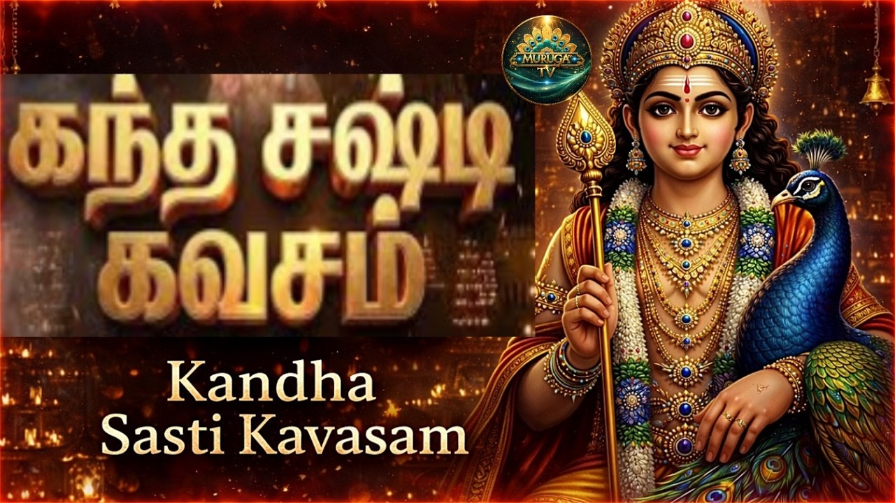 கந்த சஷ்டி கவசம் LIVE | Kandha Sashti Kavasam Live | Murugan Devotional Songs | Tamil Bhakti 2026
