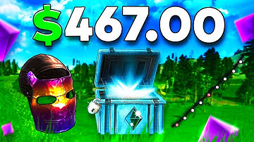 Winning this expensive rust skin from case unboxings on rustclash - Rust Gambling