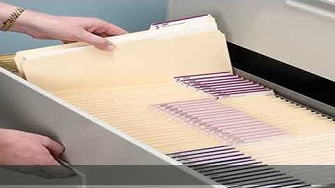 Amazon Basics 1/3-Cut Tab, Assorted Positions File Folders, Letter Size, Manila - Pack of 100