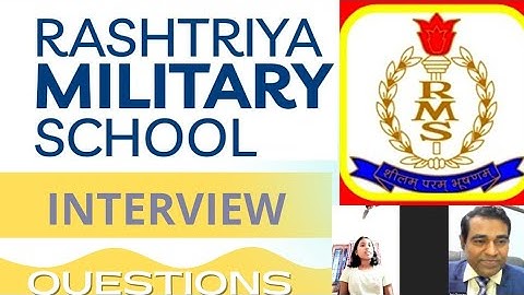 Military School Interview | Rms school best interview questions and answers | PD Classes 