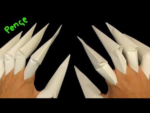 KAĞITTAN PENÇE YAPIMI / Origami Pençe Yapılışı
