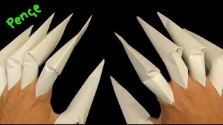 KAĞITTAN PENÇE YAPIMI / Origami Pençe Yapılışı Resimi