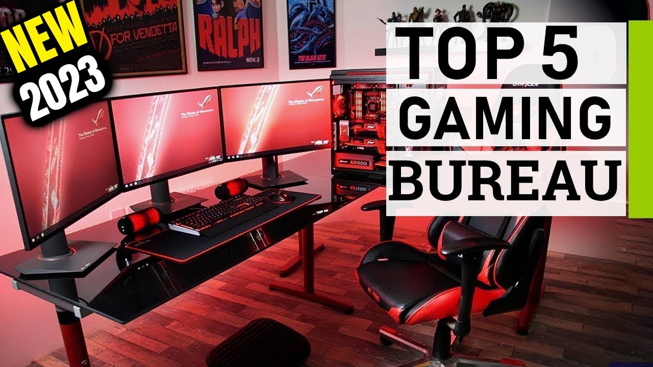 TOP 5 Meilleur BUREAU GAMER 2022 SETUP POUR PC DE GAMING