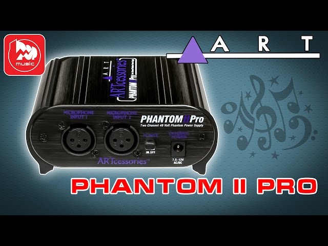 Модуль фантомного питания для микрофонов ART Phantom II PRO