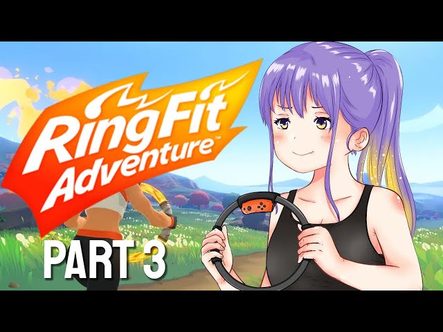 【Ring fit】Let's workout with Ring Fit! | Part 3【Moona】のサムネイル