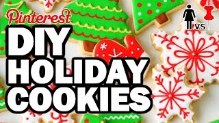 DIY Holiday Cookies, CORINNE VS COOKING #2 (FEAT. SANTA)