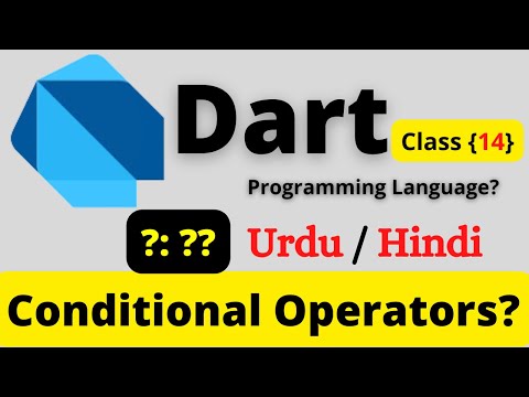 Conditional Operator in dart programming language | Operators in dart programming class 14
