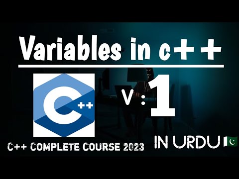Variables in c++ for beginners | With Notes | Lecture # 1 Variables ...