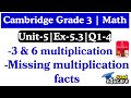 Cambridge Grade 3 Math | Ex-5.3 Q1-4 | Multiplication & Division Explained
