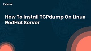 How To Install TCPdump On Linux RedHat Server