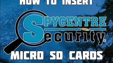 HOW TO INSERT SD CARDS