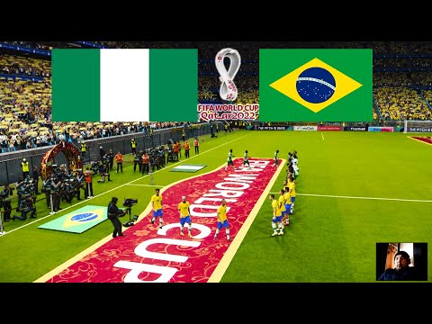 PES 2021 – Nigeria vs Brazil FINAL – FIFA World Cup 2022 Qatar – Full Match – All Goals HD Gameplay