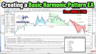 🚀Creating a BOT/EA for the FREE Basic Harmonic Pattern Indicator in MQL5 [PART 544]#forexalgotrader