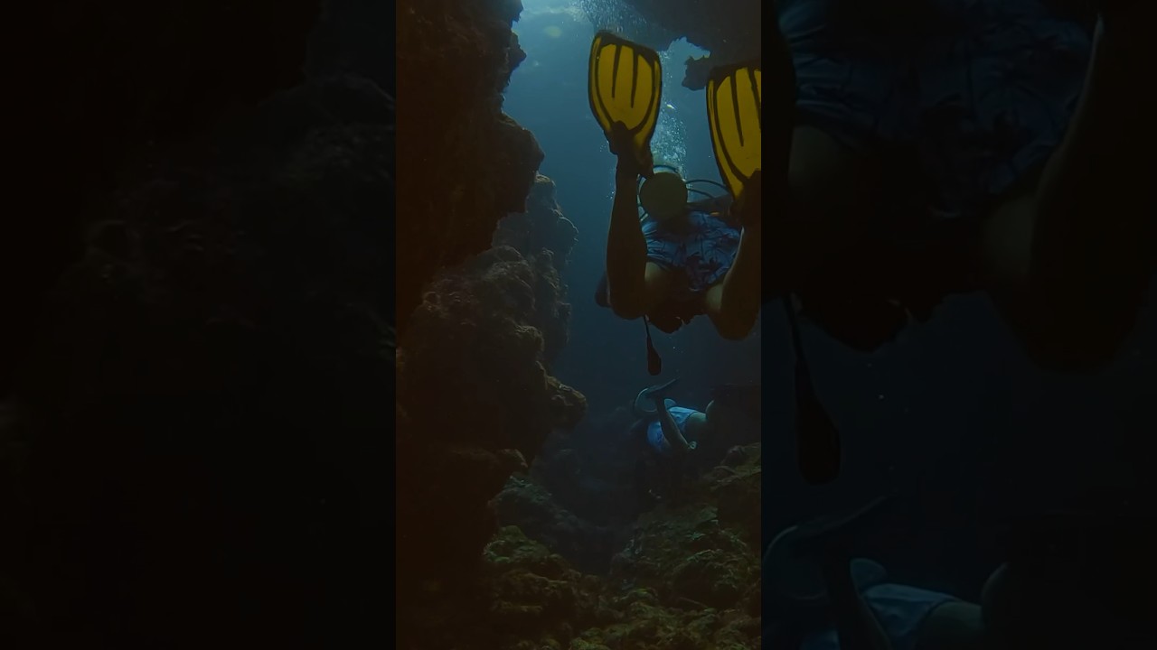 The secret world of underwater caves in the Philippines