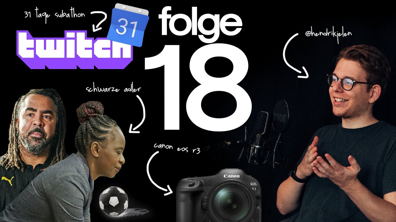 18 I Canon R3, Twitch Subathon & Schwarze Adler