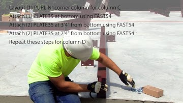 Centra Series Install - Step 3 - Assemble Columns C and D