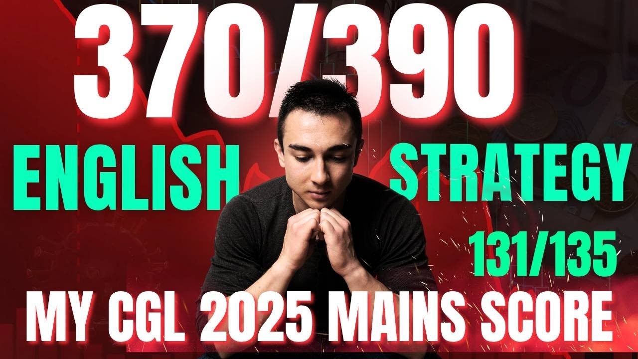 💯 my english score 131/135 in ssc cgl | ssc cgl english strategy 2026 ...