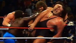 WWE WVR ANDRE THE GIANT HULK HOGAN BATTLE ROYAL FEBRUARY 21 1987 FULLY REMASTERED 4K 60FPS