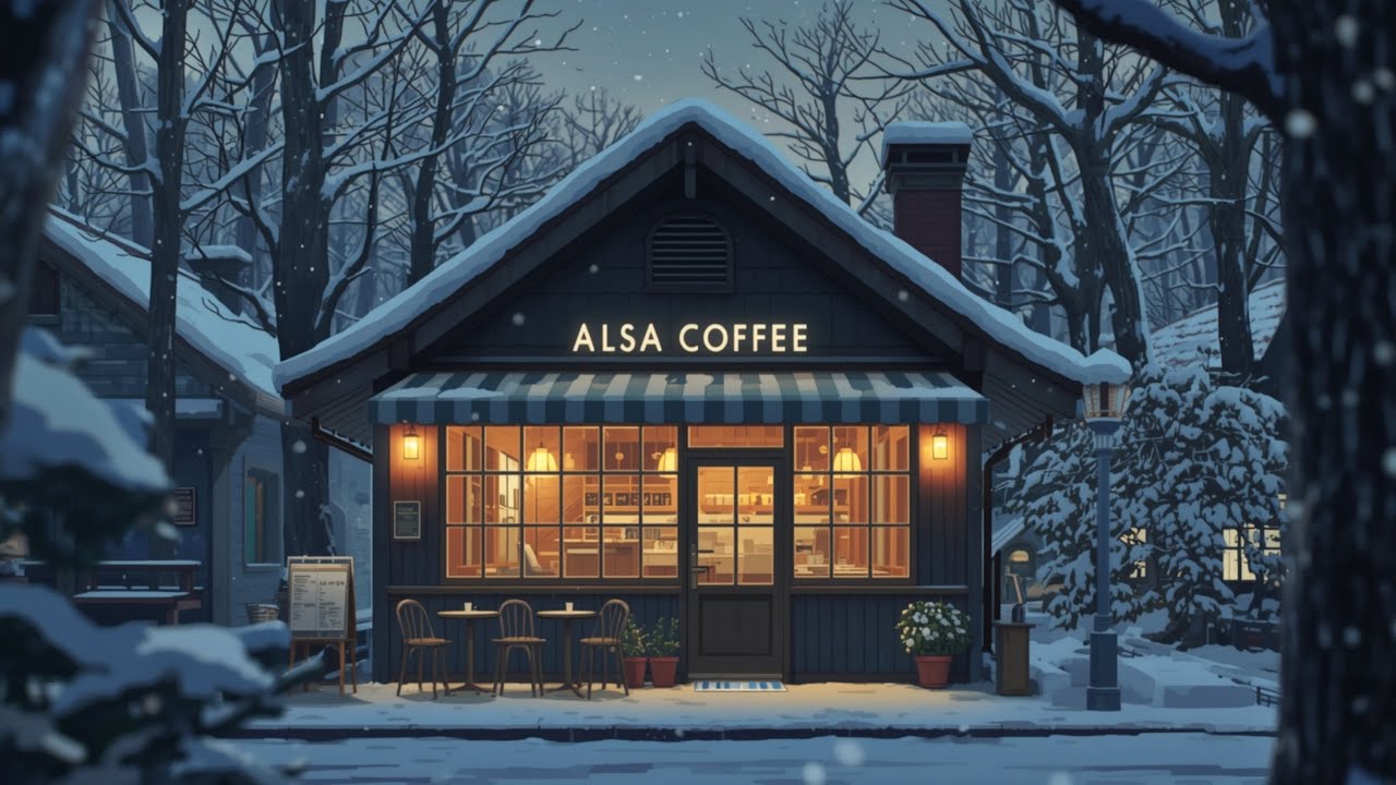 Smooth cafe jazz music creates a peaceful background for studying, thinking, and staying productive