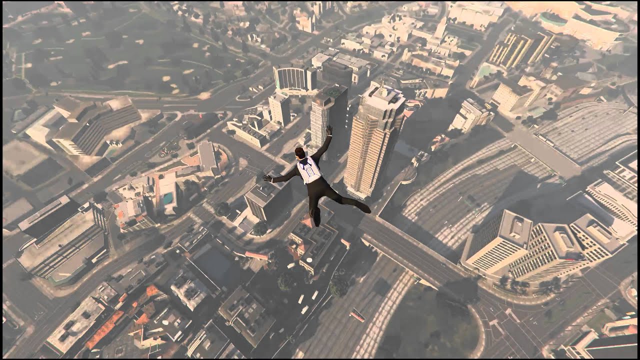 GTA V Skydiving YouTube