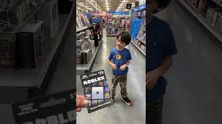 Catch It I Buy It! He Wanted That Roblox Gift Card. #Shorts #Fun #Funny #Viral #Trending #Roblox