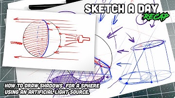 How to draw shadows for curved objects