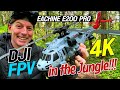 Flying a tiny dji 4k fpv heli in the jungle  eachine e200 pro rtf rc heli