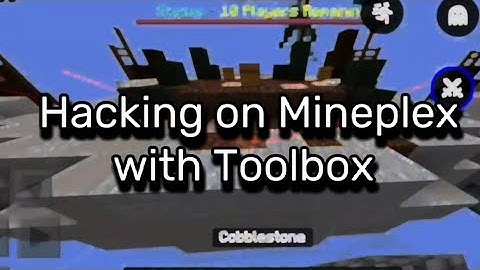 Flying on Mineplex with Toolbox||MCPE/Minecraft bedrock edition||