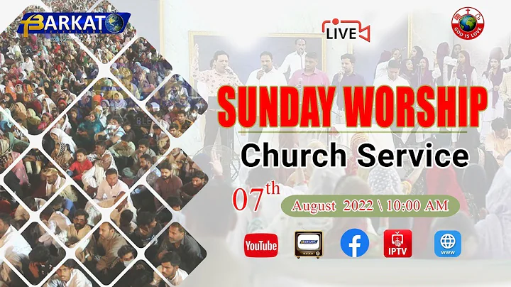- SUNDAY CHURCH SERVICE  || Barkat Tv || 7, August...