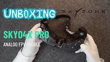 UNBOXING SKYZONE SKY04X PRO | Best Analog FPV Goggle | FPV Drone #fpv #fpvdrone #howto #diy