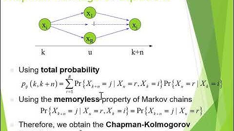 Chapman Kolmogorov Equations