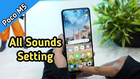 Screen tap sound setting in Poco M5 , Poco M5 screen touch sound setting disable kaise karen,